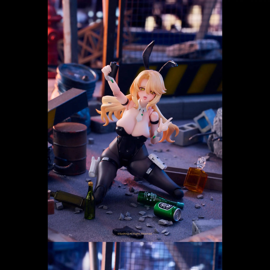 In Stock Sushing 1/12 Scale Bunny Rapid Action Squad Shield Bearer Elena Mecha Girl Action Figure Anime Model Trendy Toys Doll