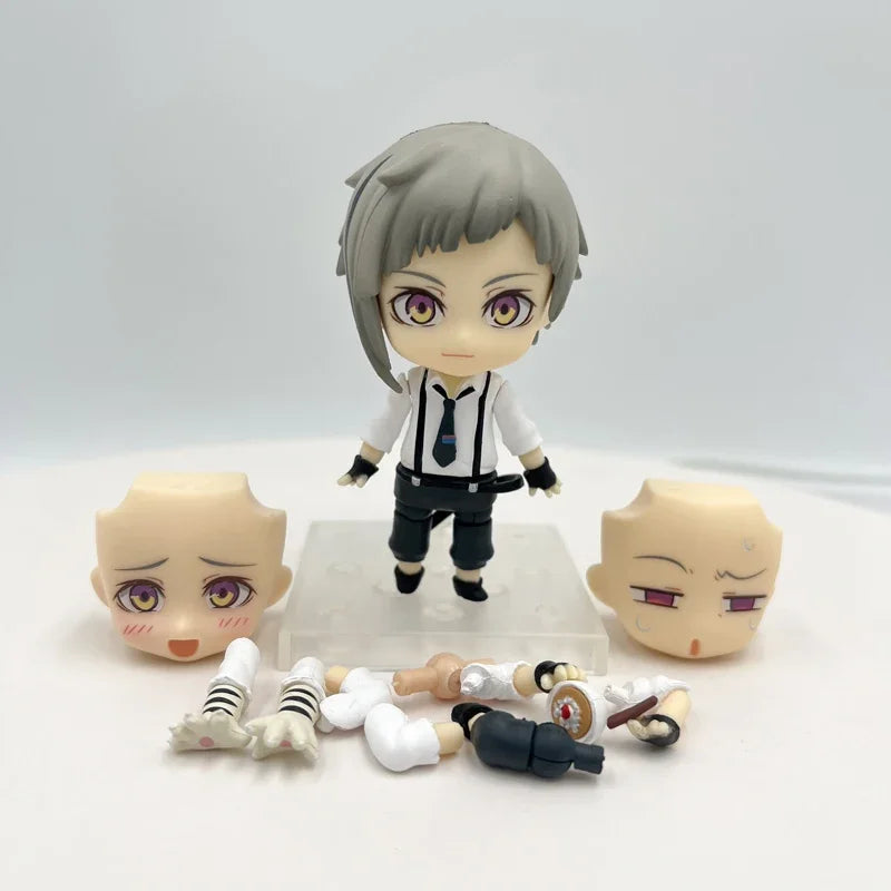 #657 Bungo Stray Dogs Dazai Osamu Anime Figure #676 Nakahara Chuuya Action Figure Ryunosuke Akutagawa Figurine Model Doll Toys
