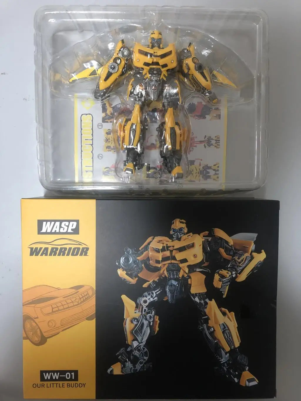 NEW IN STOCK    WW-01 WW01 Yellow Car WW-01B Black Ko MPM03 LTS-03C Metal Action Figure With Box
