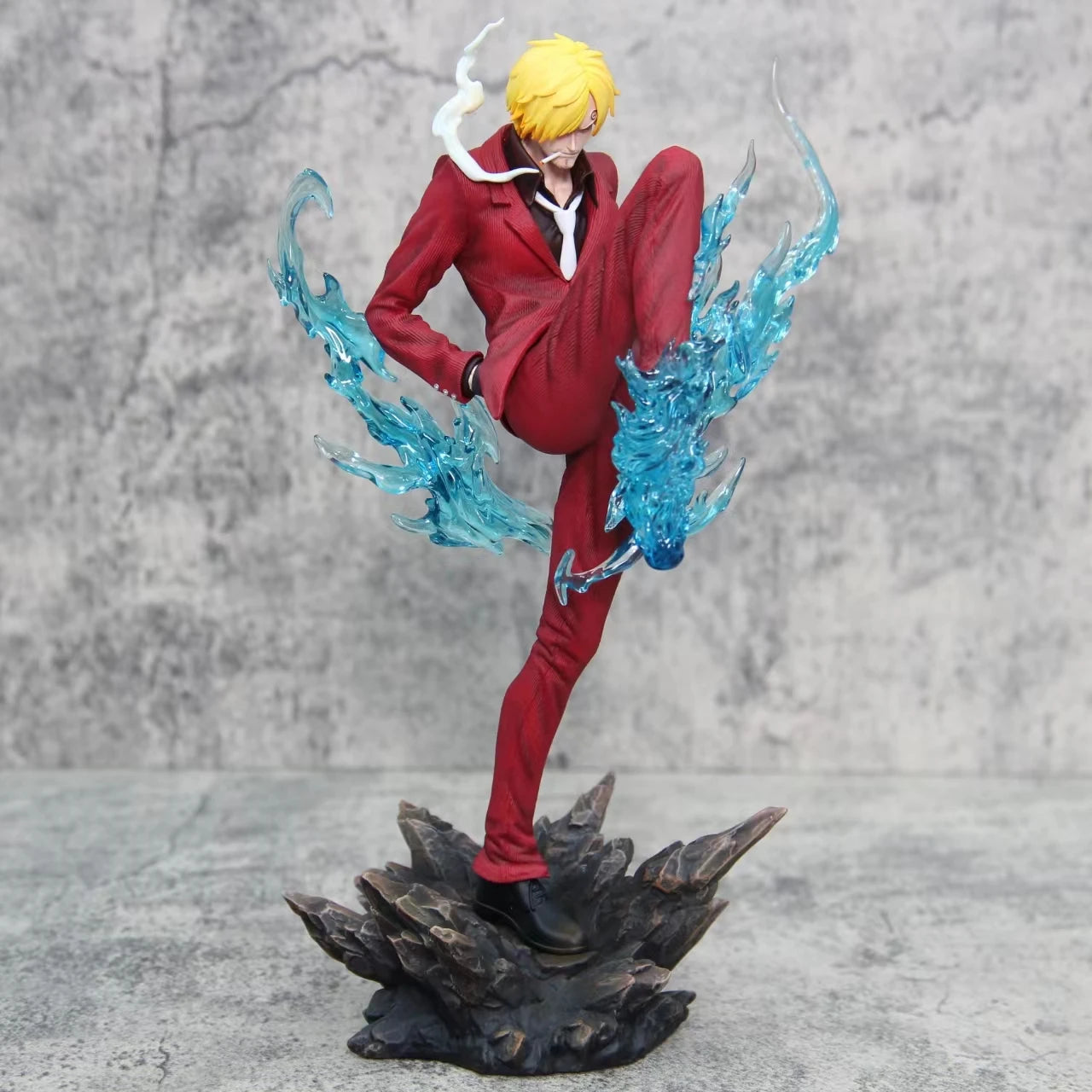 30cm One Piece Anime Demon Wind Feet Sanji POP Figure Model Pvc Statue Doll Collection Decoration Ornament Model Toys Gift