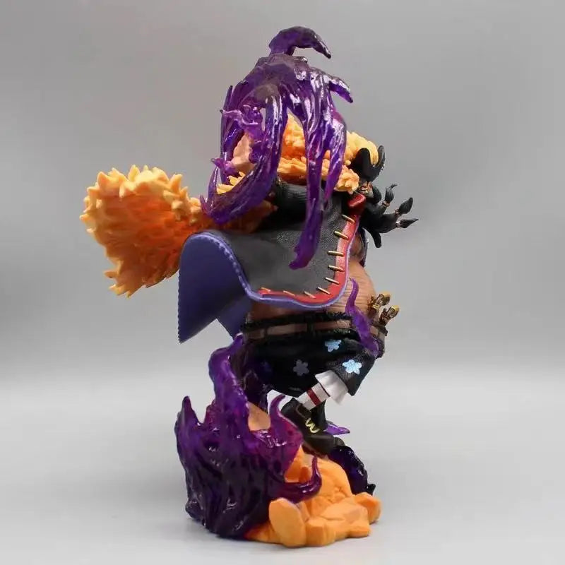 22 см Черната брада Маршал Д. Тич Фигурки Манга Едно парче Аниме Фигурка Черната брада GK Статуя Модел Колекция Стая Украшение Подарък