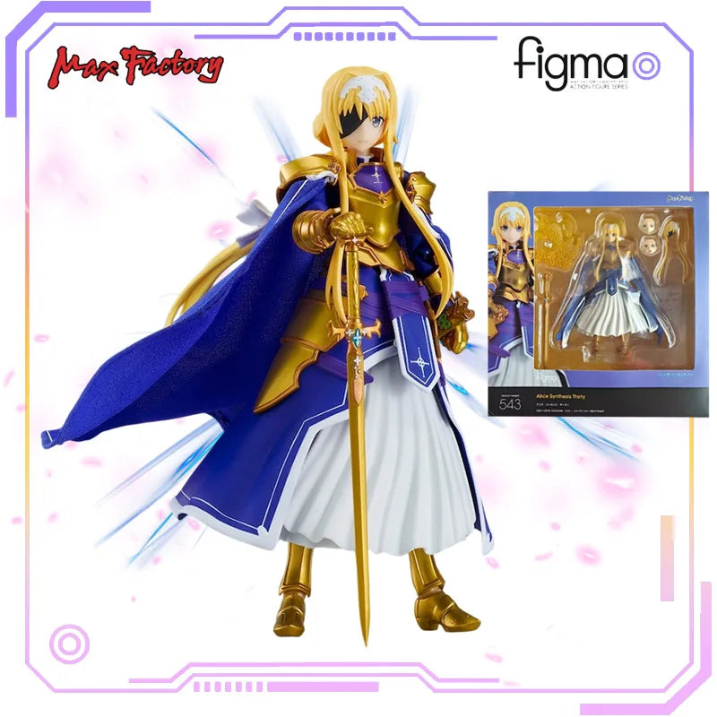 Max Factory Original Figma Series Sword and Sword God Domain Kirito Ren/Yujio/Lian Toy Movable Model Knight Collection Gift