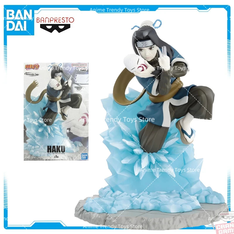 In Stock Banpresto Anime Memorable Saga Naruto Haku Action Model Figure Toys Original Collectibles Gift WY
