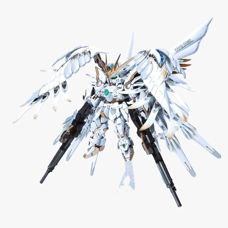 Neue Q-Version XXXG-00W0 MGSD Wing Zero EW 1/144 Garage Kit Anime Peripheriegerät Actionfigur Montage Spielzeug Desktop Ornament Junge Geschenk