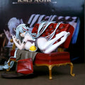 Azur Lane Kms Agir Anime Figure Maid Outfit With Red Sofa Collectible Figurine Desktop Ornament Peripheral For Adult Display