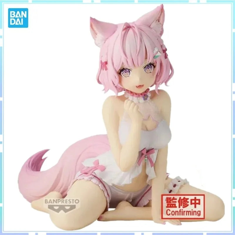 Bandai Original Banpresto Anime Hololive If Relax Time Hakui Koyori PVC Action Figure Collectible Model Toy Gifts