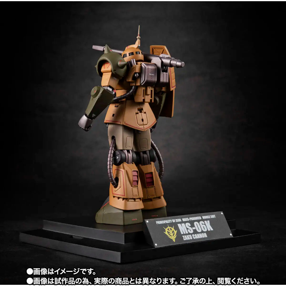 Bandai Original Tamashii Limited Robot Spirits YMS-09 Prototype Dom Zaku Cannon Gundam MS-06K Museum Action Figure Toy Gift