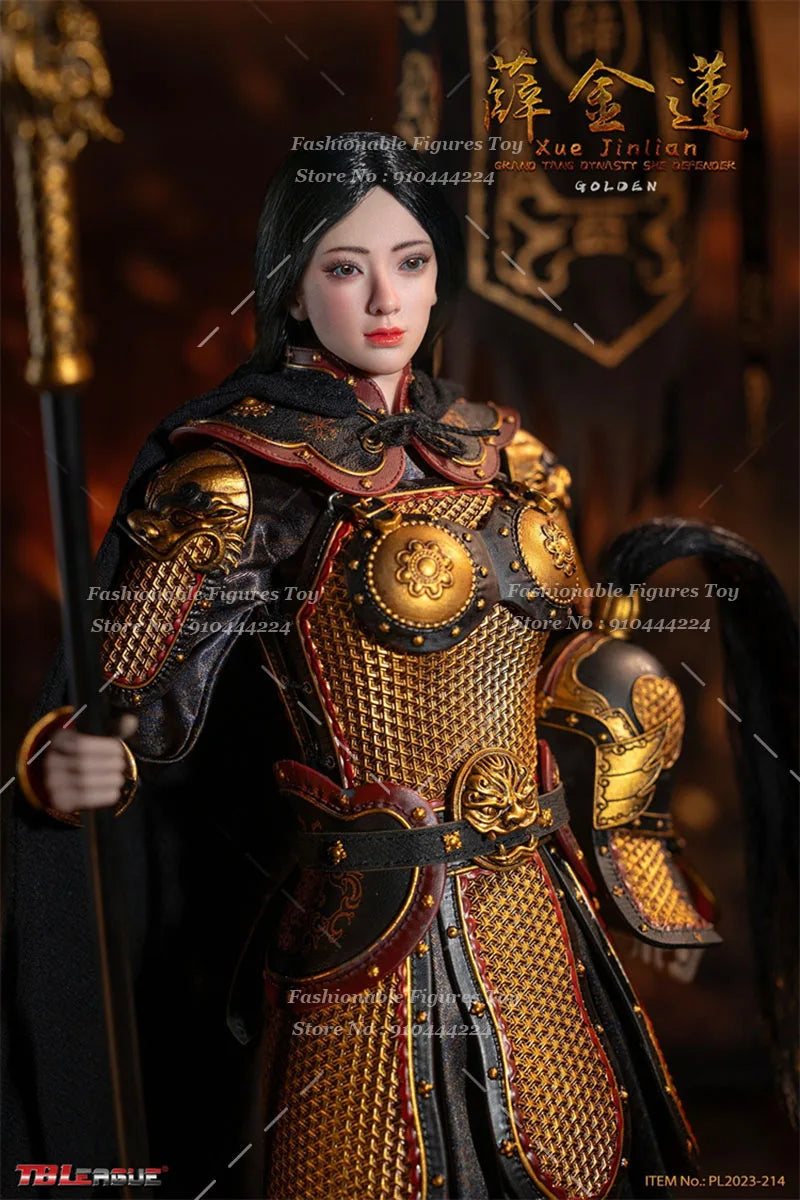 TBLeague 1/6 Women Soldier Xuejinlian Brave Tang Dynasty Female Generals 12Inch Full Set Action Figure Body Collectib
