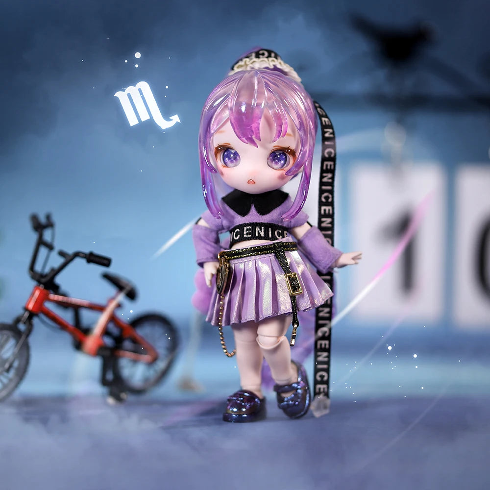 Dream Fairy Constellation 13 cm OB11 Maytree Puppe Sammlerstück Niedliche Tierart Kawaii Spielzeugfiguren Geburtstagsgeschenk für Kinder