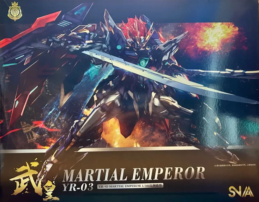In-Stock SNAA Sovereign Series Martial Emperor 1/100 Mecha Assembly Model Kit Action Figures Trendy Toys Collect Ornaments Gifts