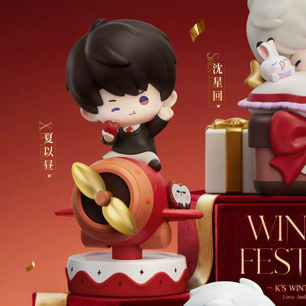 New Genuine Love And Deepspace Xavier Zayne Rafayel Sylus Caleb Q Version Anime Figure Mdoel Desktop Decoration Toy Gifts