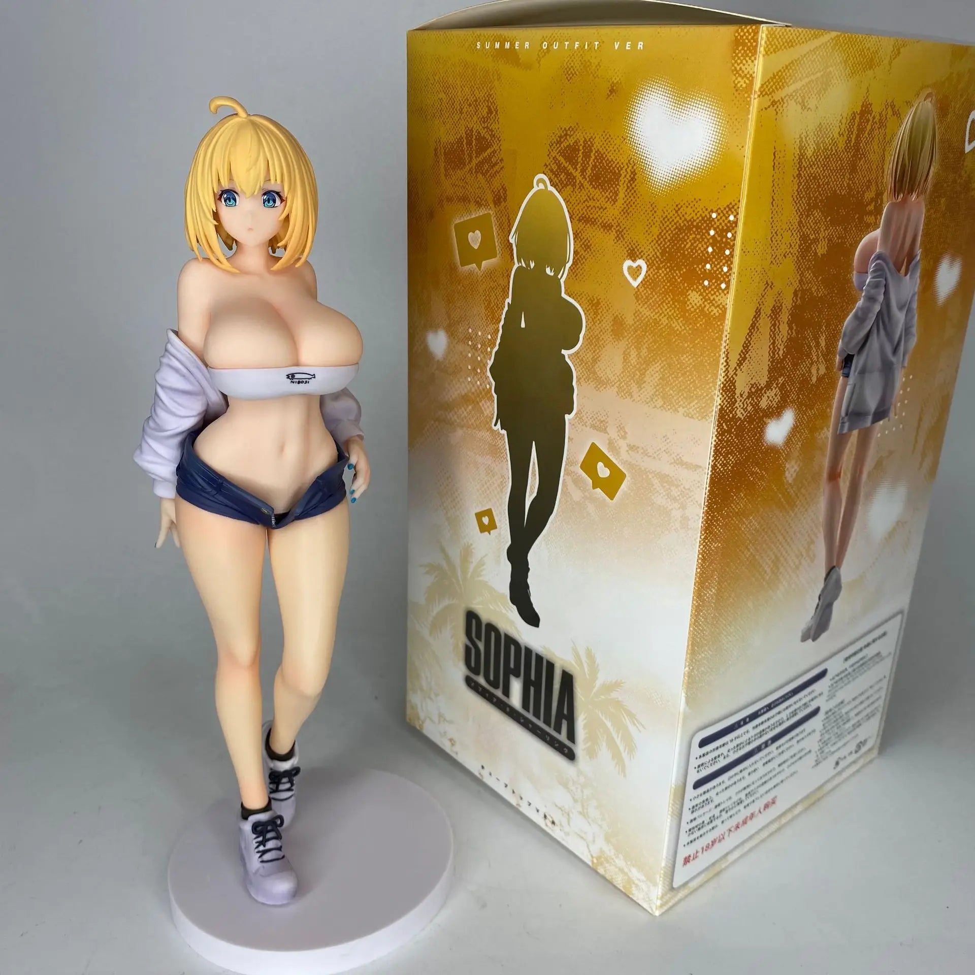2026 NEW 26cm Anime Sophia Action Figure Sexy Girl Pvc Collectible Model Doll GK Desktop Decoration Decoration Ornament Gift