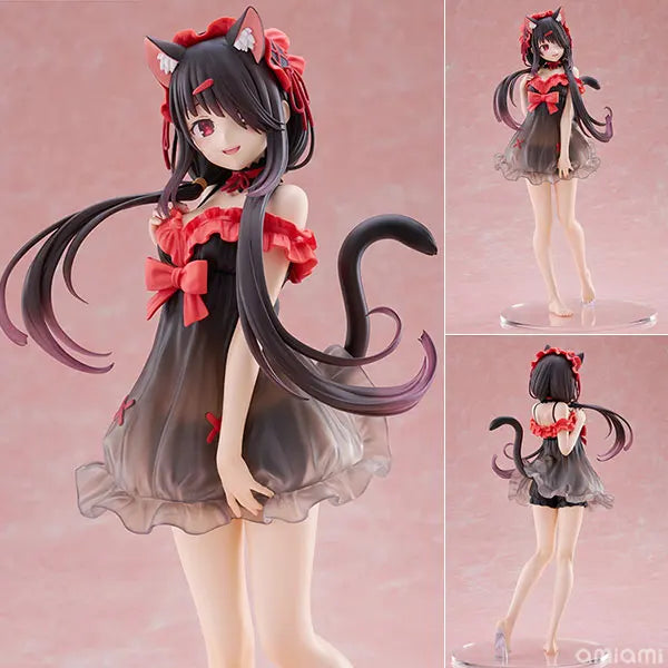 21cm Date A Live V Kurumi Tokisaki Anime Girl Figure Date A Bullet Yatogami Tohka/Mio Takamiya Action Figure Model Doll Toy Gift