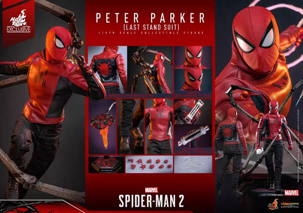 【MT】Hot Toys VGM71 Marvel "Spider-Man 2" Spider-Man Fights Peter Parker 1:6 Ratio Collection