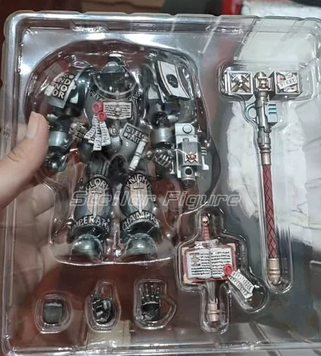 【SF】JOYTOY Warhammer 40K 1/18 Action Figure GREYKNIGHTS TERMINATOR CADDON VIBOVA Model Toys Gifts Collection Ornaments