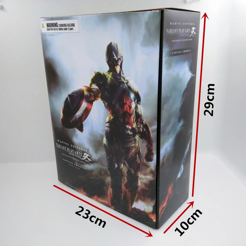 Play Arts Captain America Action Figure Movable Marvel Collection Avengers Model Toys