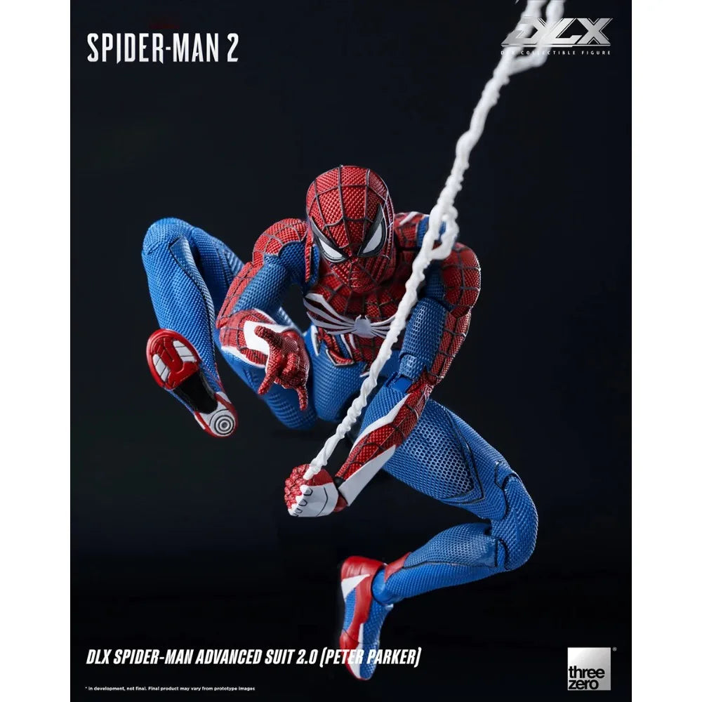 Threezero DLX Spider-Man High Suit 2.0 1/12 Scale Action Figure Toy Collection Gift Spider Man Anime Figure