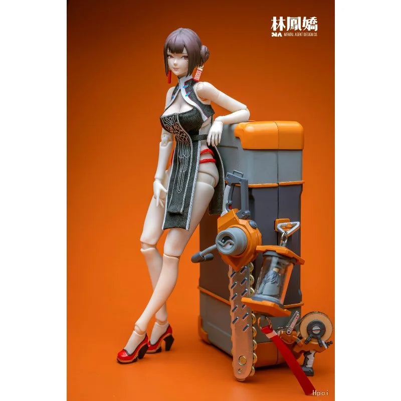 Brand New Zhen Yi Lu Lin Feng Jiao 1/10 18CM Action Figure Movable Collectible Model with Replaceable Faces Hands Accessories