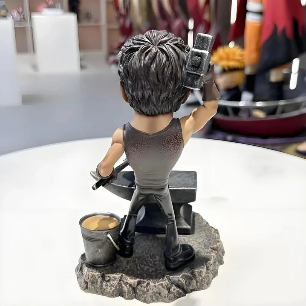 20cm/7.8in Anime The Avengers Figure Iron Man Forge Iron Action Figures Pvc Statue Collection Model Toys Gifts