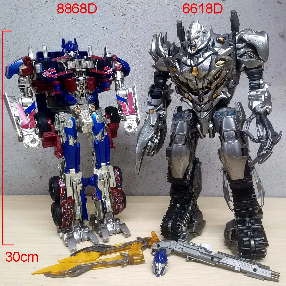 30CM Transformation Robot Toys Optimuss Prime Star Commander Magatron Bumblebe Car Movie Action Figure Deformation Anime Model