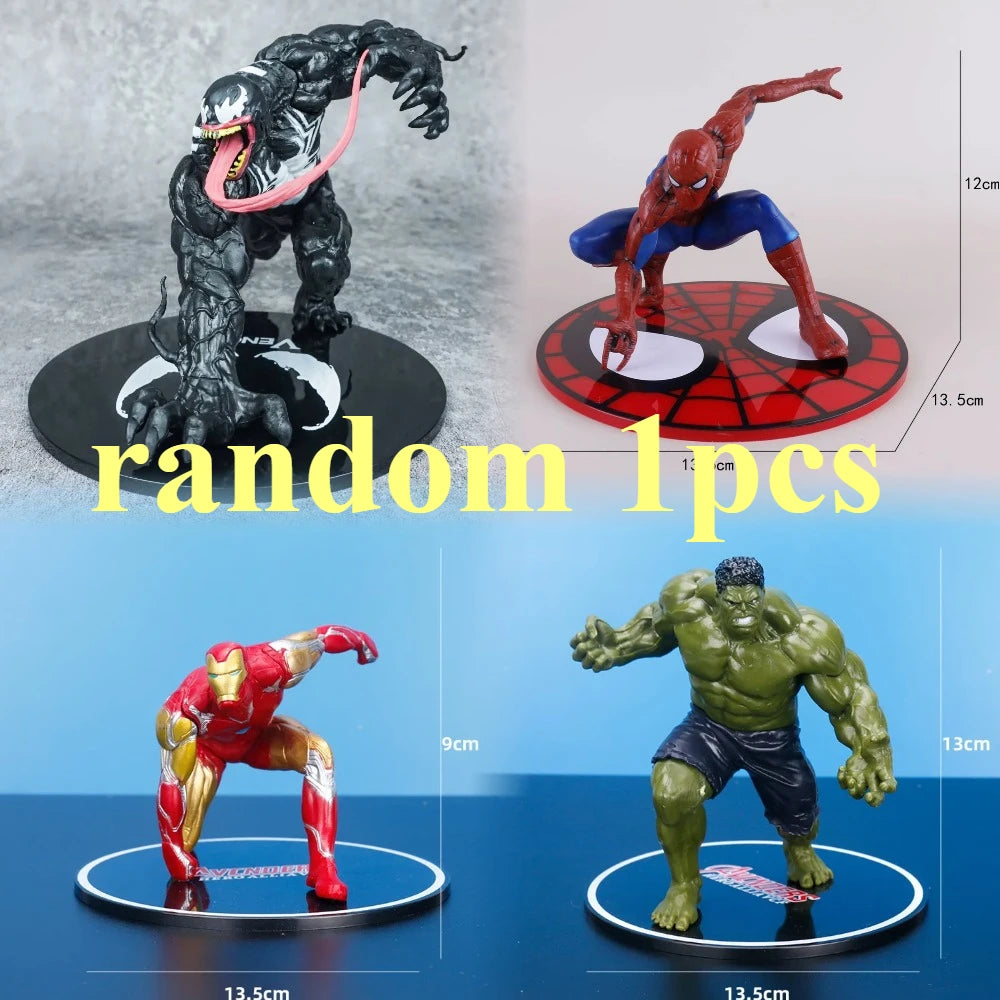 HOT 2026 Latest Venom Solid PVC Lying Position Venom Villain Alliance Spider Man Anime Handmade Model Decoration Doll