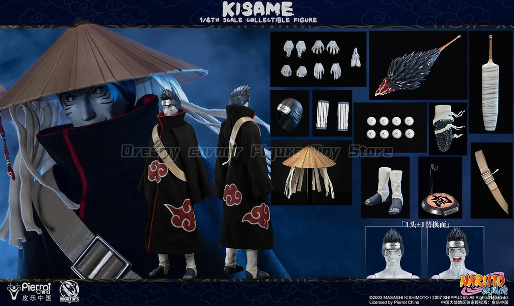 【In Stock】Original RocketToys ROC-007 NARUTO Shippuden Hoshigaki Kisame 1/6 Action Figure Model Toys
