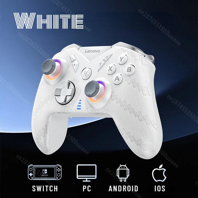 Lenovo S05 Gaming Controller RGB Wireless Gamepad Hall Effect Joystick Trigger For Switch/2/OLED/Lite PC iPhone Android Phones