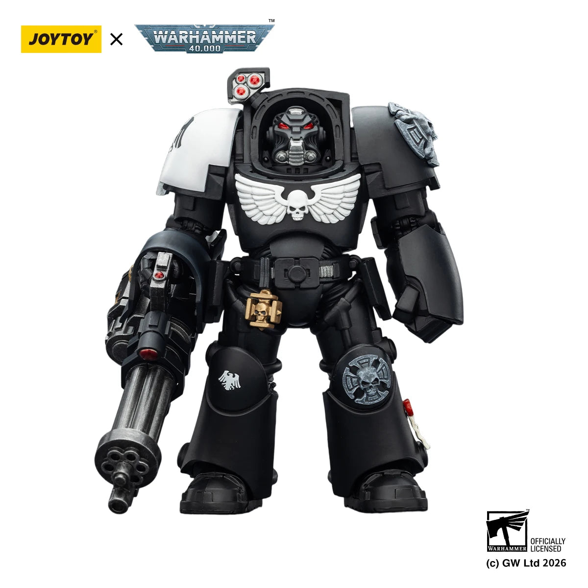 JOYTOY Warhammer 40k 1/18 Action Figures Terminator Black Templars Dark Angels Imperial Fists White Scars Salamanders Model Toys