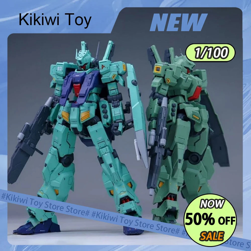 New 1/100 MG Plamo Loving Alien Jeda Jeddah Amuro Ray Action Figure Assembly Model Kits  Plastic Skeleton Robot Collection Toys