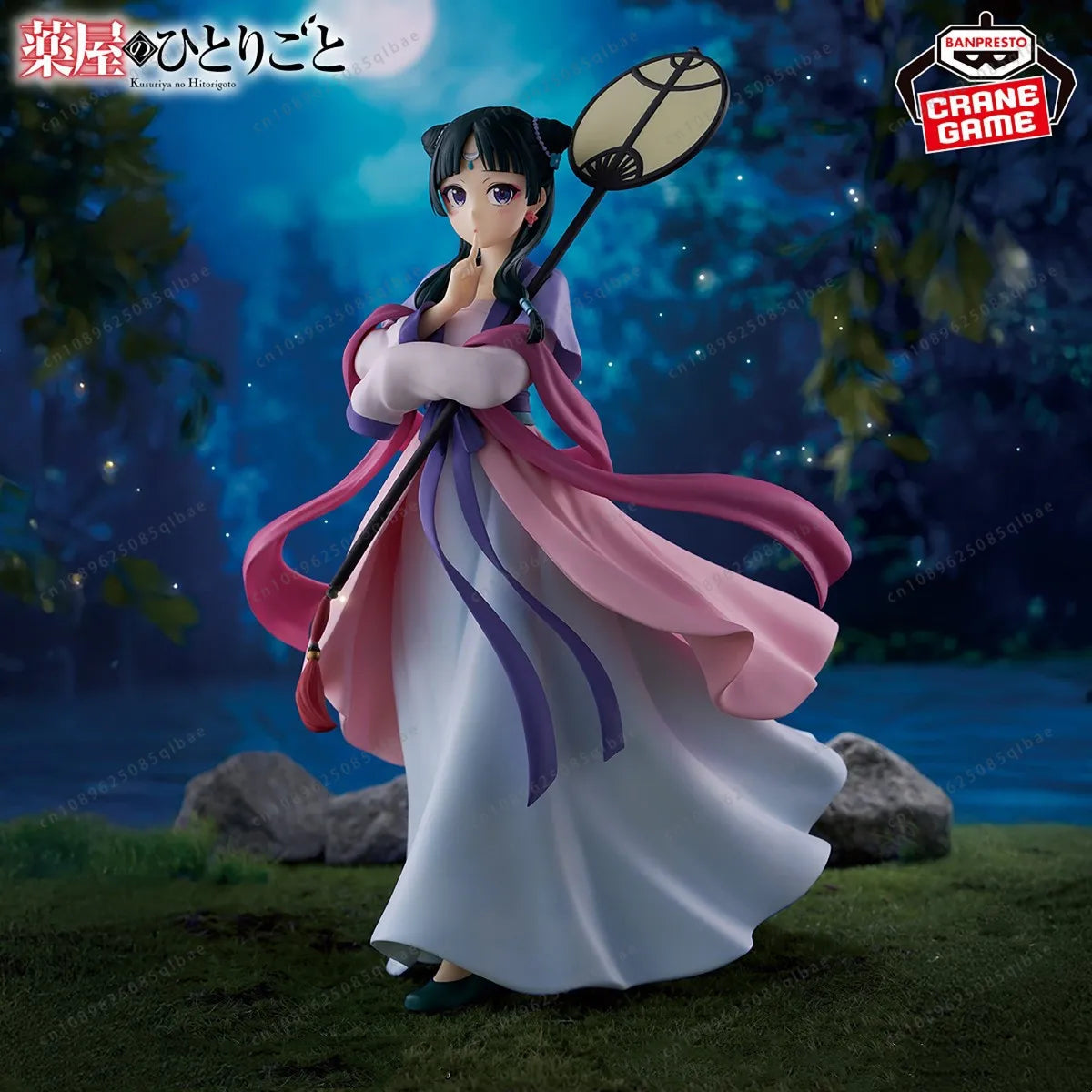 In Stock Bandai Banpresto Treatment Diary MAOMAO MOOMO MOON ELF Cartoon Characters Toys PVC Model Collection Action Dolls