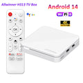 H96 MAX H313 TV Box Android 14 ATV TV Box 4K Video Set Top Box 100M LAN Wifi6 BT5.0 Voice Assistant Media Player TV Box 2GB 16GB
