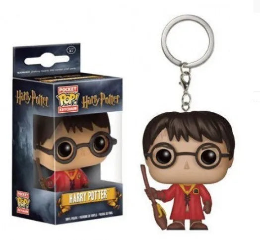 Funko Pocket Keychain Toy Hermione Granger Dobby Dumbledore Malfoy Ginny Ron Hedwig Snape Voldemort Luna Pocket Pop Key Ring Toy
