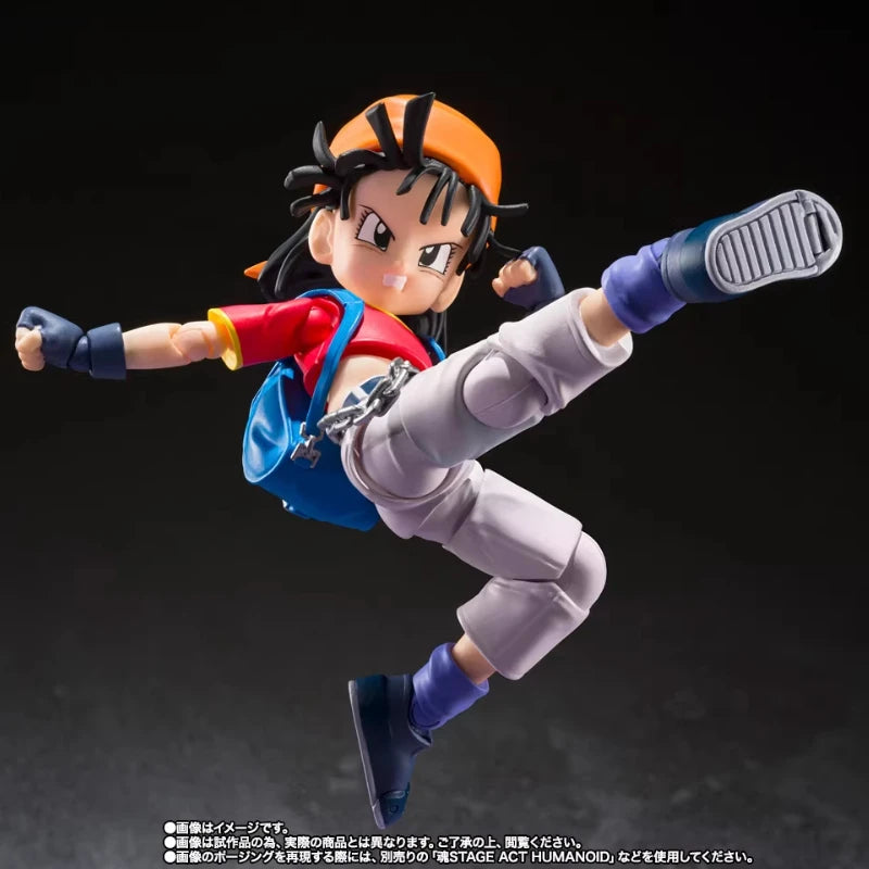 BANDAI SHF Dragon Ball GT Pan 100% Original genuine 90mm PVC Action Anime Figure Model Toys Figure Collection Doll Gift