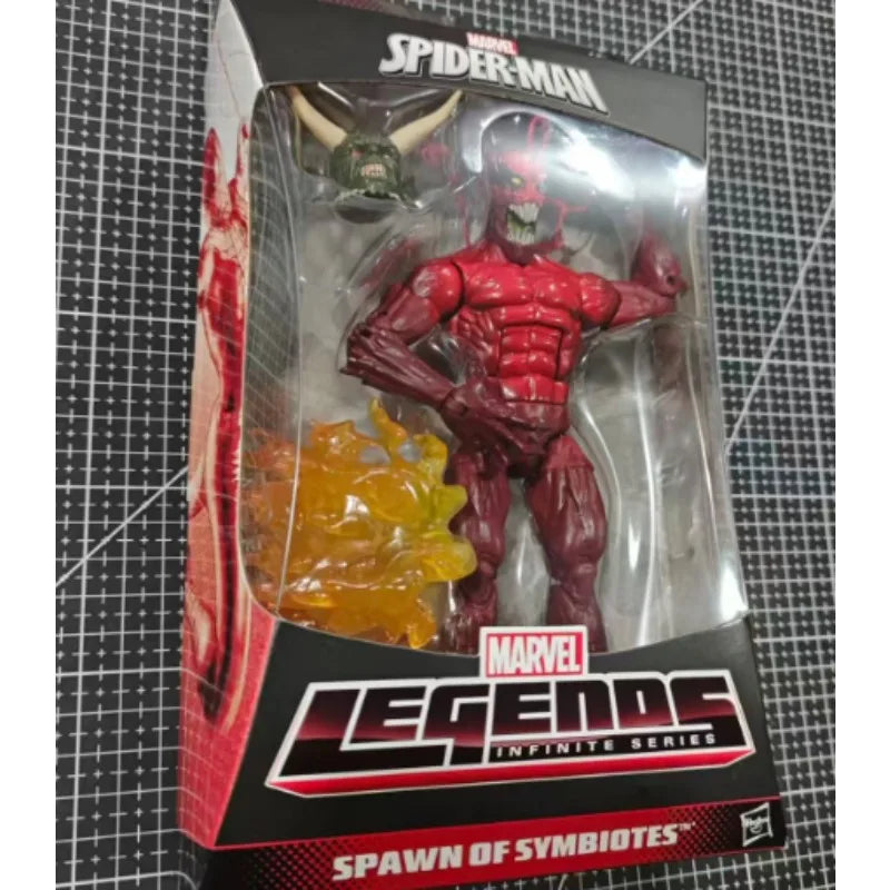 Original Hasbro MARVEL LEGENDS INFINITE SERIES SPIDER-MAN SPAWN OF SYMBIOTES Anime Figure Toy Collection Model