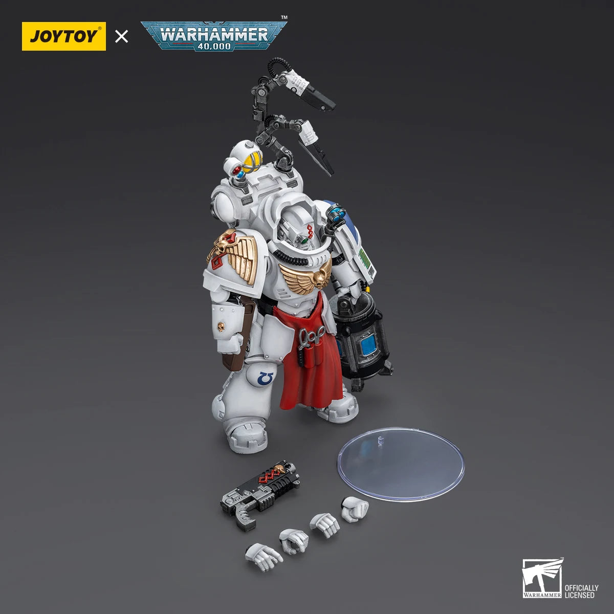 JOYTOY Warhammer 40K Uitramarines Apothecary Biologis Action Figures Model Collection Original Doll Decoration Gift Garage Kits