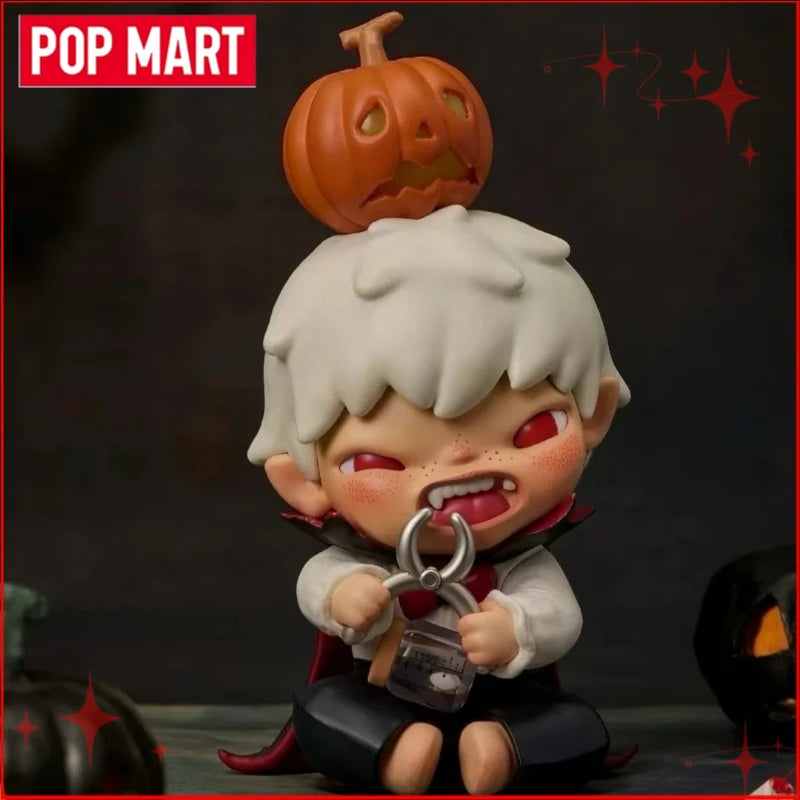 Echtes POP MART Hirono MONSTERS KARNEVAL V10 Serie Blind Box Anime Figur Sammlung Ornamente Halloween Geschenke