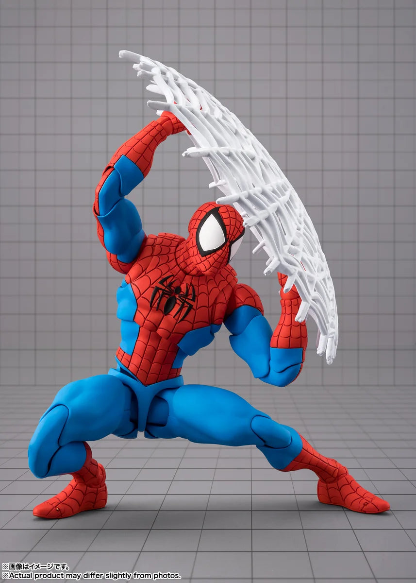 Bandai S.H.Figuarts Marvel Spider-Man Gamerverse Action Figure 155Mm ABS PVC Toy with Web Shield Spider-Sense Effects In Stock