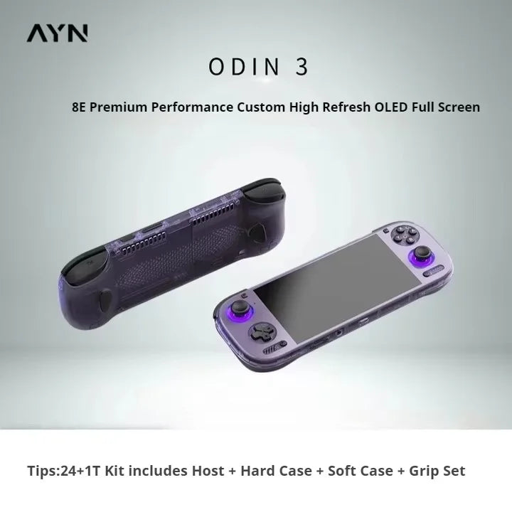 Pre-sale AYN Odin3 Handheld Game Players Qualcomm 8 Elite 6inche AMOLED 120Hz 8000mAh Game Console Hall Joystick 8000mAh Android