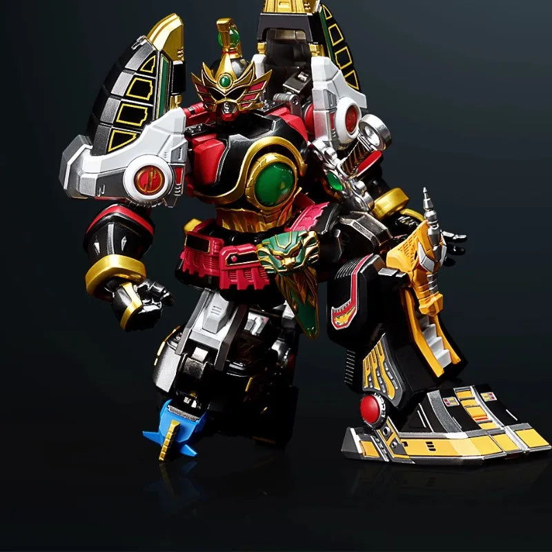 In Stock Rangers Thunderzord Raptorzord Action Figure Alloy Finished Movable Doll