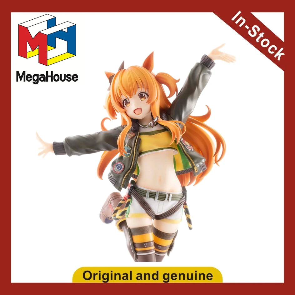 【UA】MegaHouse Lucrea Jockey Girl Heavy Cannon Scale 1/7 Figure Model Toy Gift