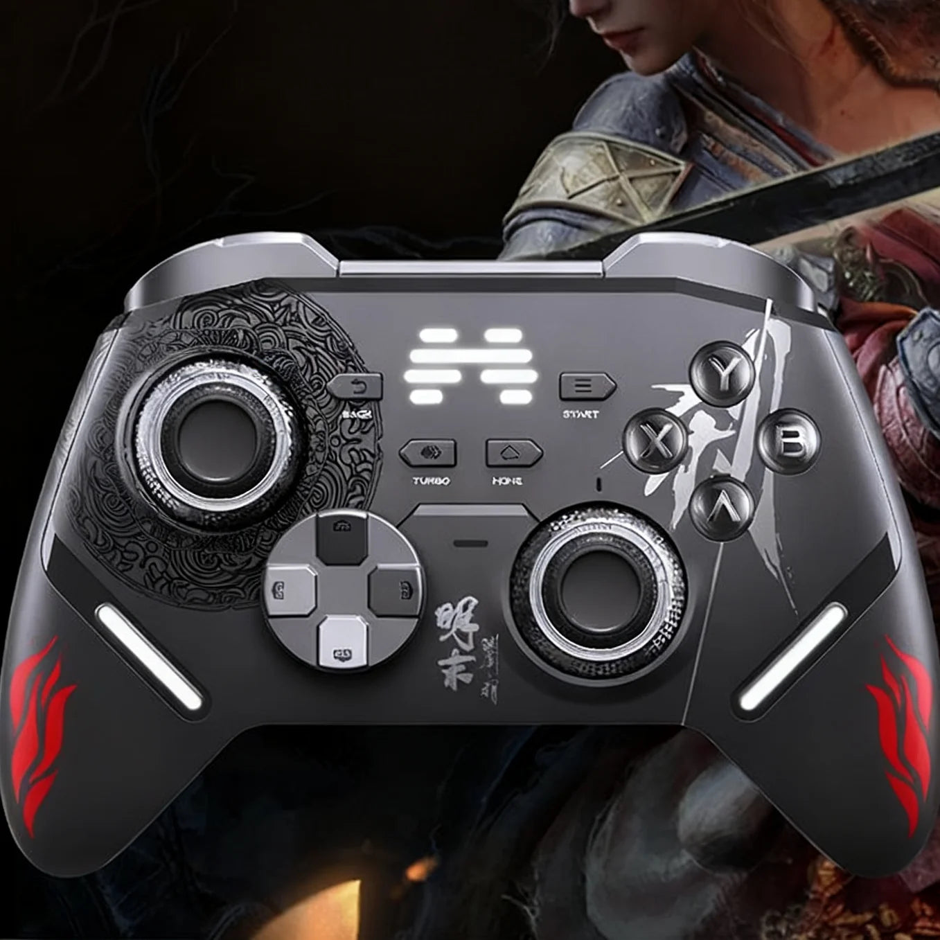 BEITONG KP40 Elite Gamepad WUCHANG Fallen Feathers Game Controller with TMR Joysticks and Triggers for PC Switch iOS Android