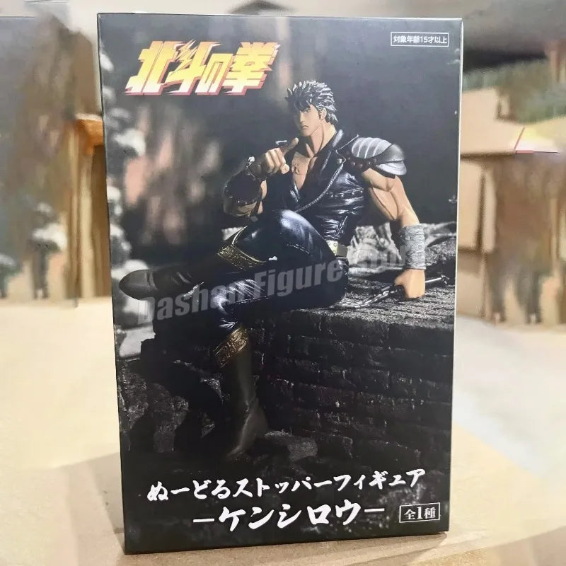 Fist of the North Star Action Figure Kenshiro Figure Car Ornaments PVC Collection 13cm Anime Ken Noodle Stopper Model Toys Gifts
