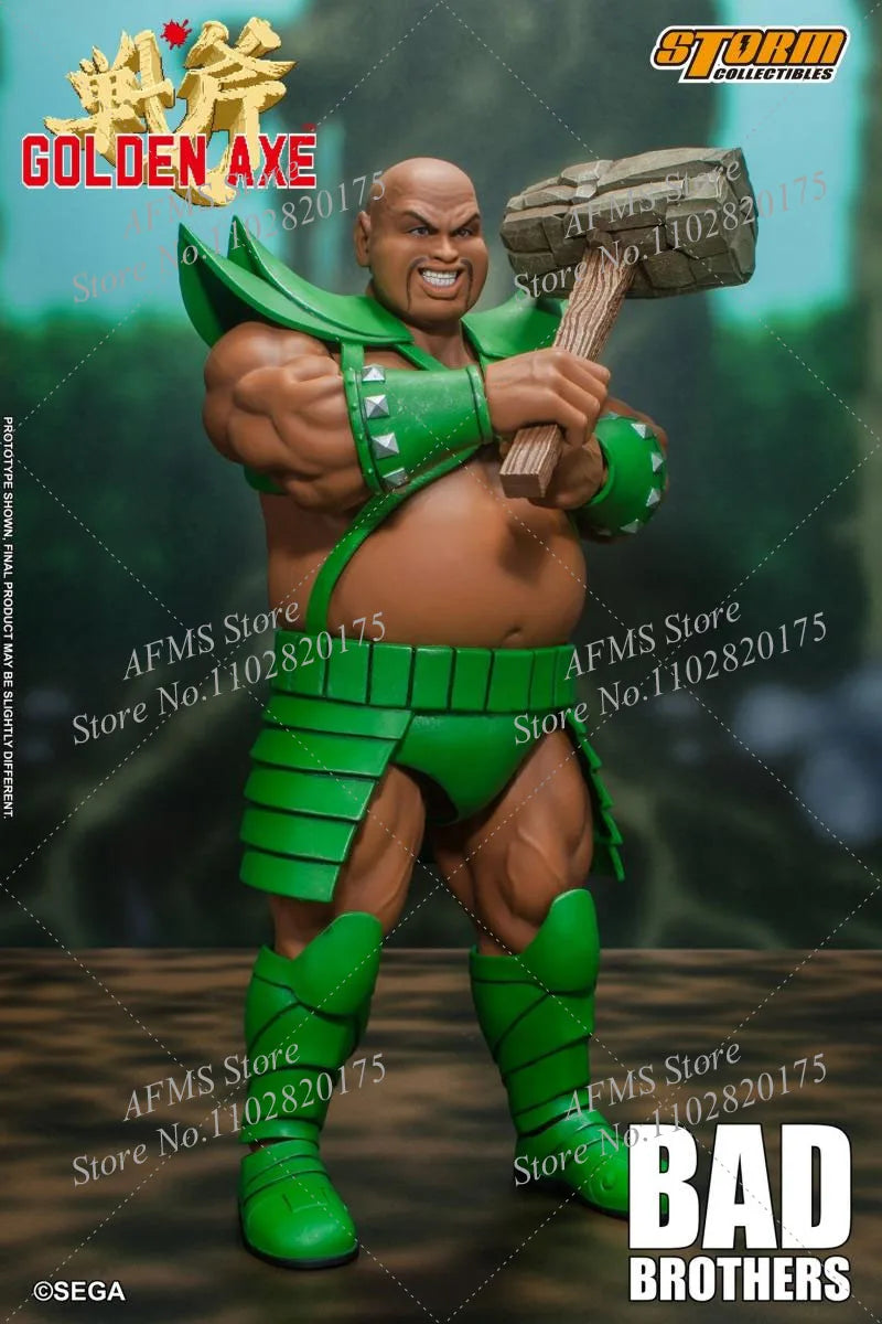 Storm Toys 1/12 Scale Collectible Figure Golden Axe Bad Brothers Classic Japanese Arcade Game Doll 6" Men Soldier Body