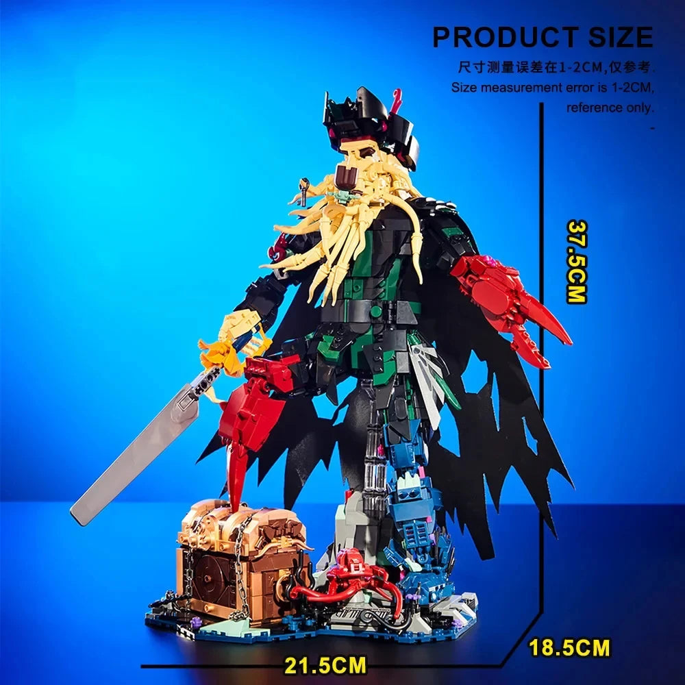 1705Pcs MOC Creativity Pirate Captain Character Building Blocks Bricks Assembling Model Toys for Boys Kids Christmas Gifts Sets