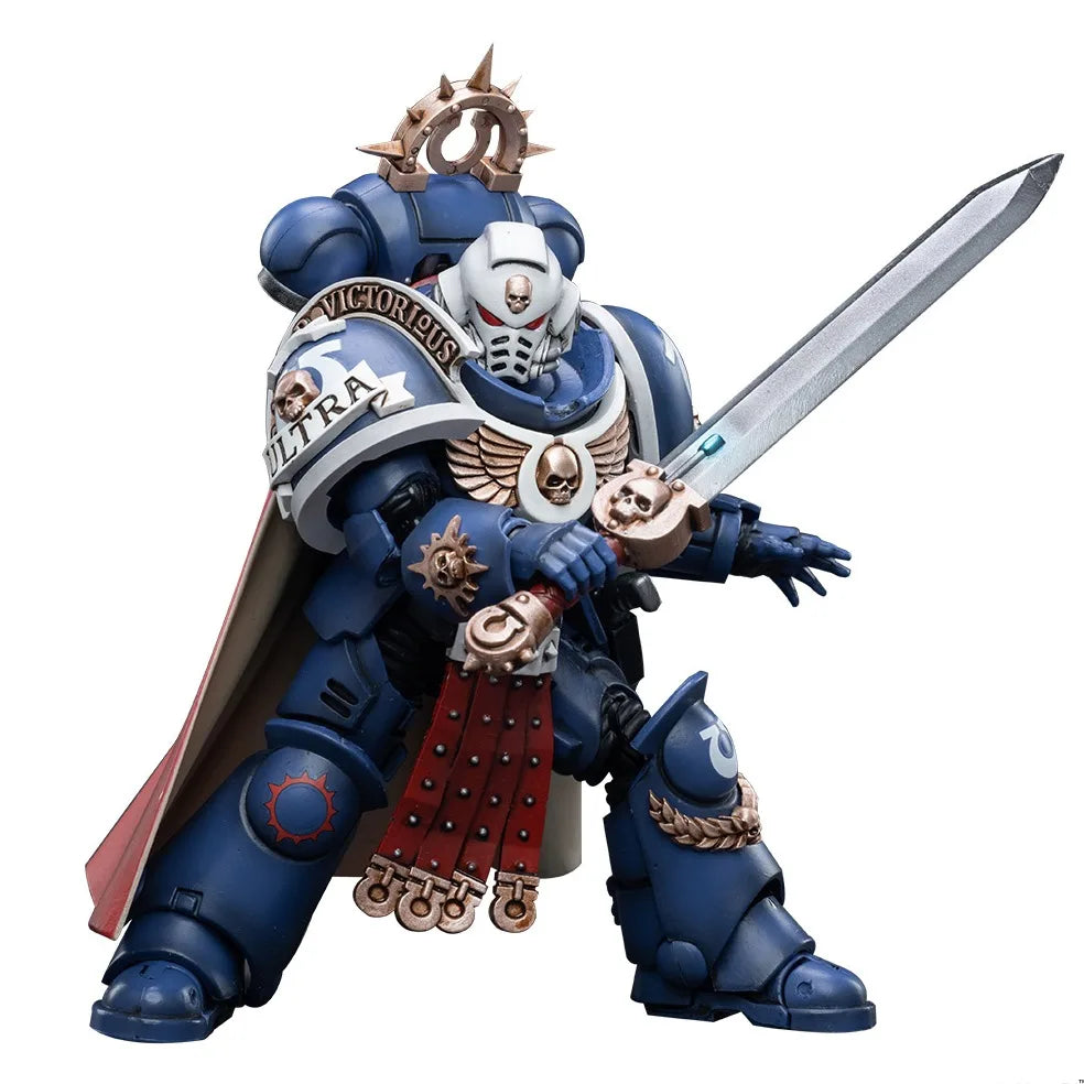 【На склад】 JOYTOY Warhammer 40K 1/18 Екшън фигурка Ultramarines Primaris Captain Model Toy Boy Подаръци 3.75 инча