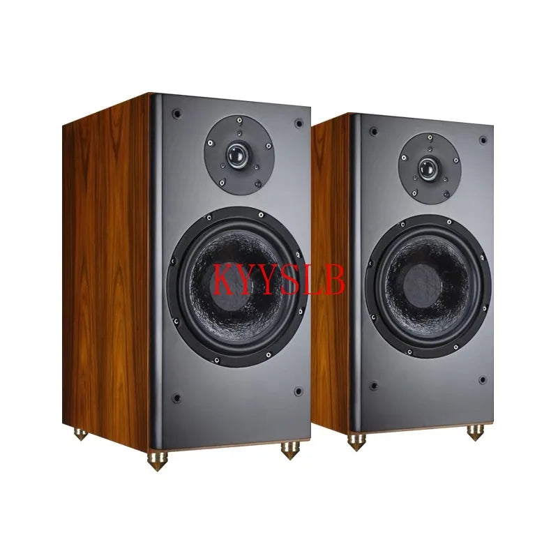 180W 8-inch Bookshelf Speaker Home Hi-fi Bass Wooden Speaker High-power Passive Front Speakers Desktop Computer Speakers 4Ohm