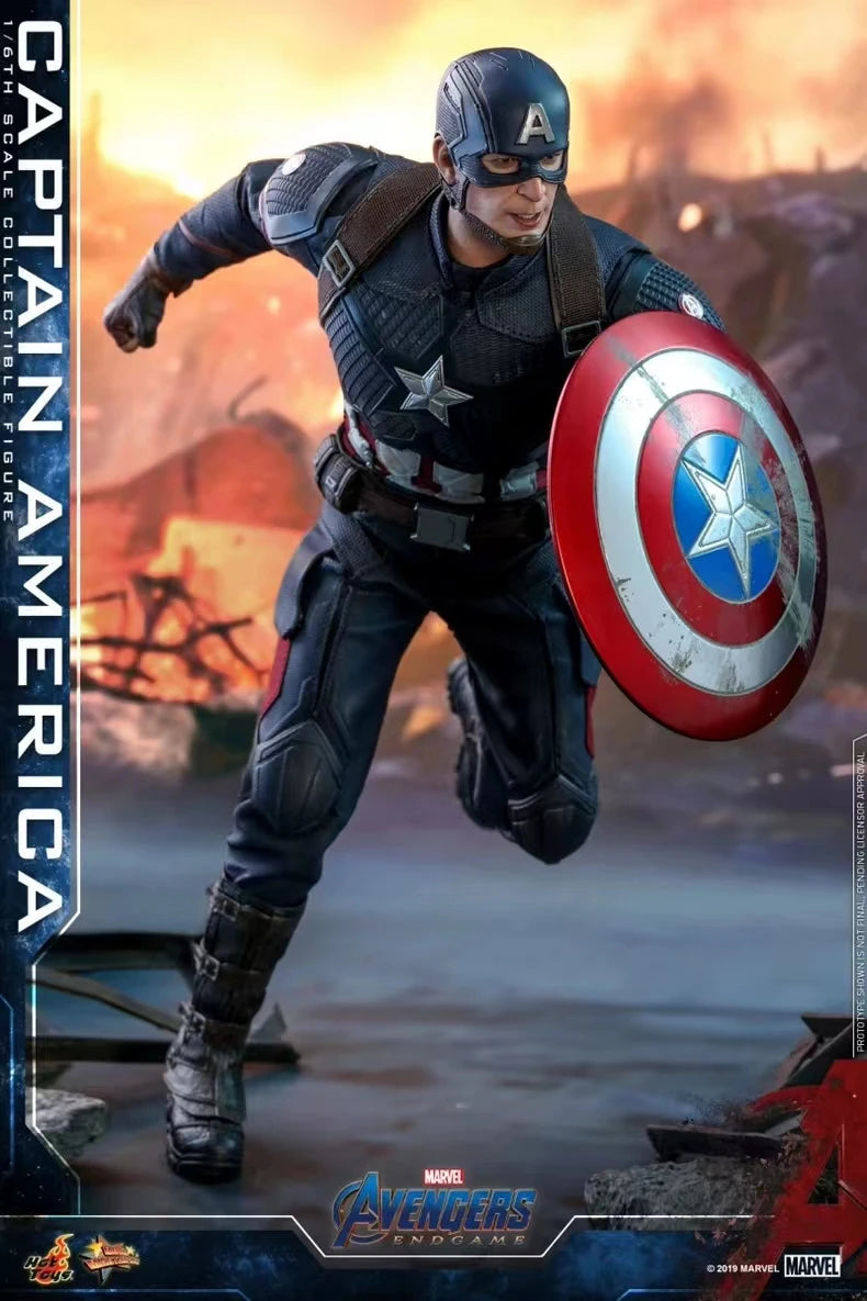 【MT】Hot Toys MMS536 Marvel "Avengers 4: Endgame" Captain America 1:6 Scale Collectible Doll Movable Model Toy Gift