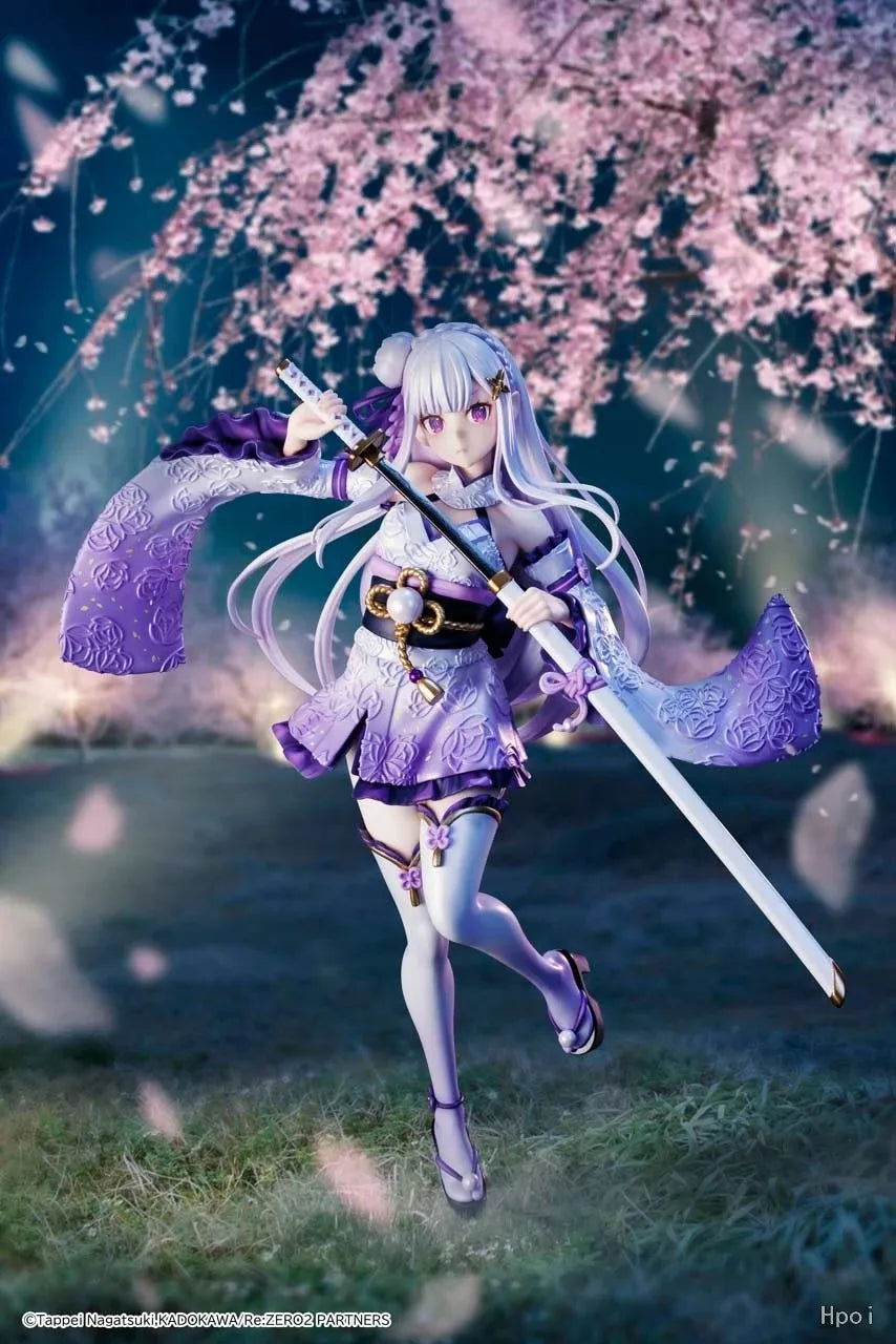 In Stock KADOKAWA KDcolle Re ZERO Starting Life In Another World Emilia Combat Clothing 1/7 Scale Figure Player Model Collection