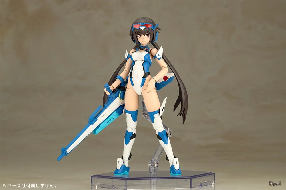 -In Stock Original KOTOBUKIYA Frame Arms Girl Stiletto Swimsuit Blue Impulse Color Ver 16cm Animation Assembled Movable Figures