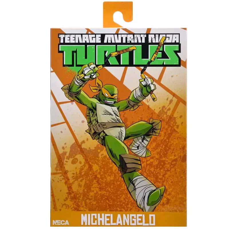 NECA Teenage Mutant Ninja Turtle Action Figure TMNT Donatello Raphael Leonardo Michelangelo Figuras Manga Figurine Original Gift